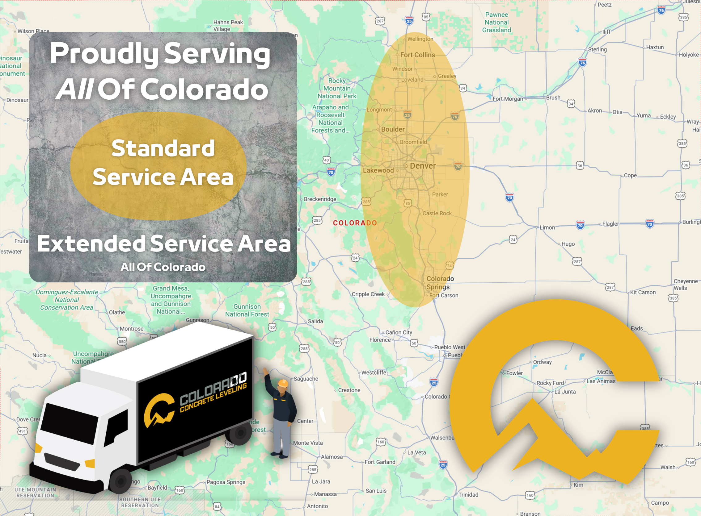 CCL Concrete Repair In Colorado Service Areas