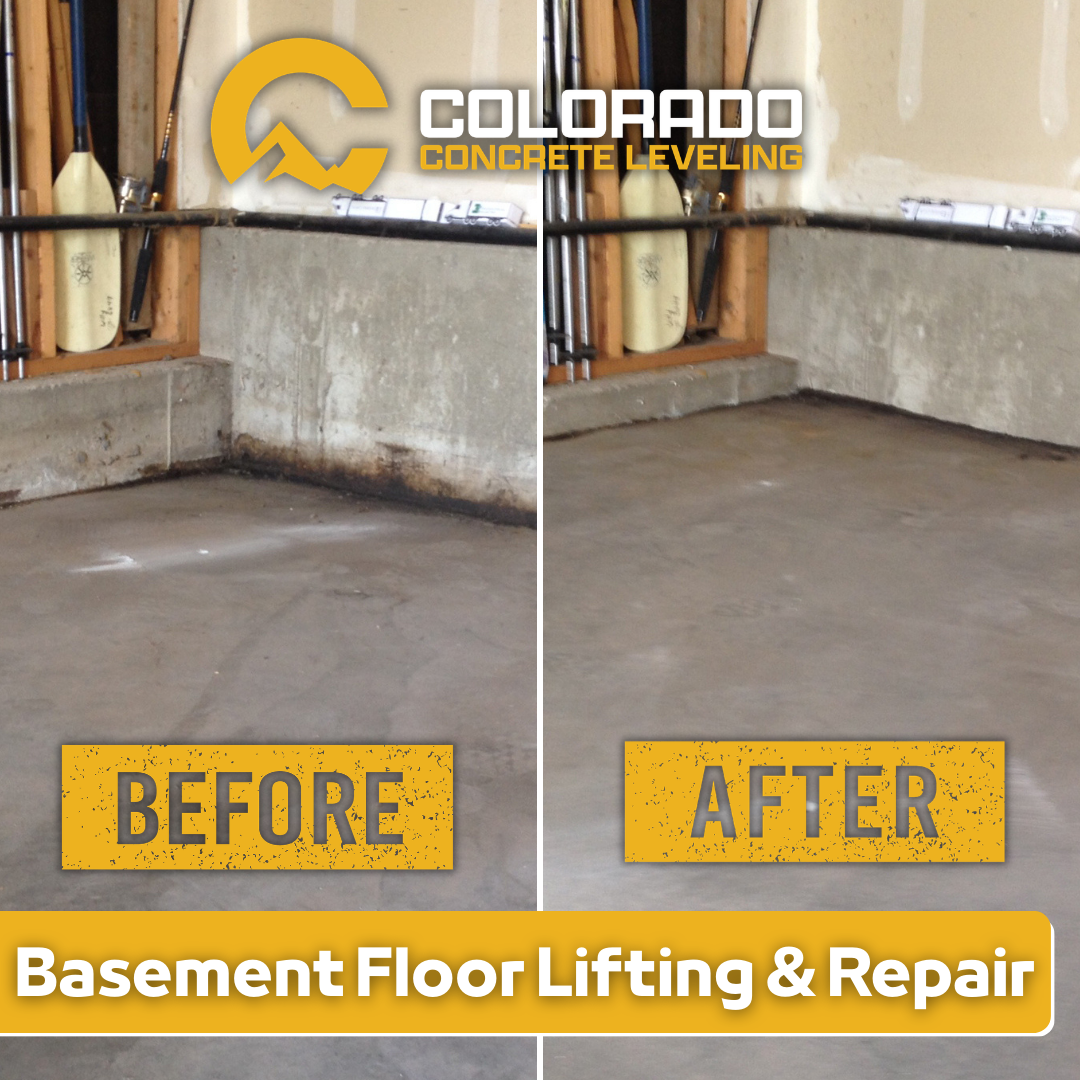 Basement Leveling Repair Services in Colorado