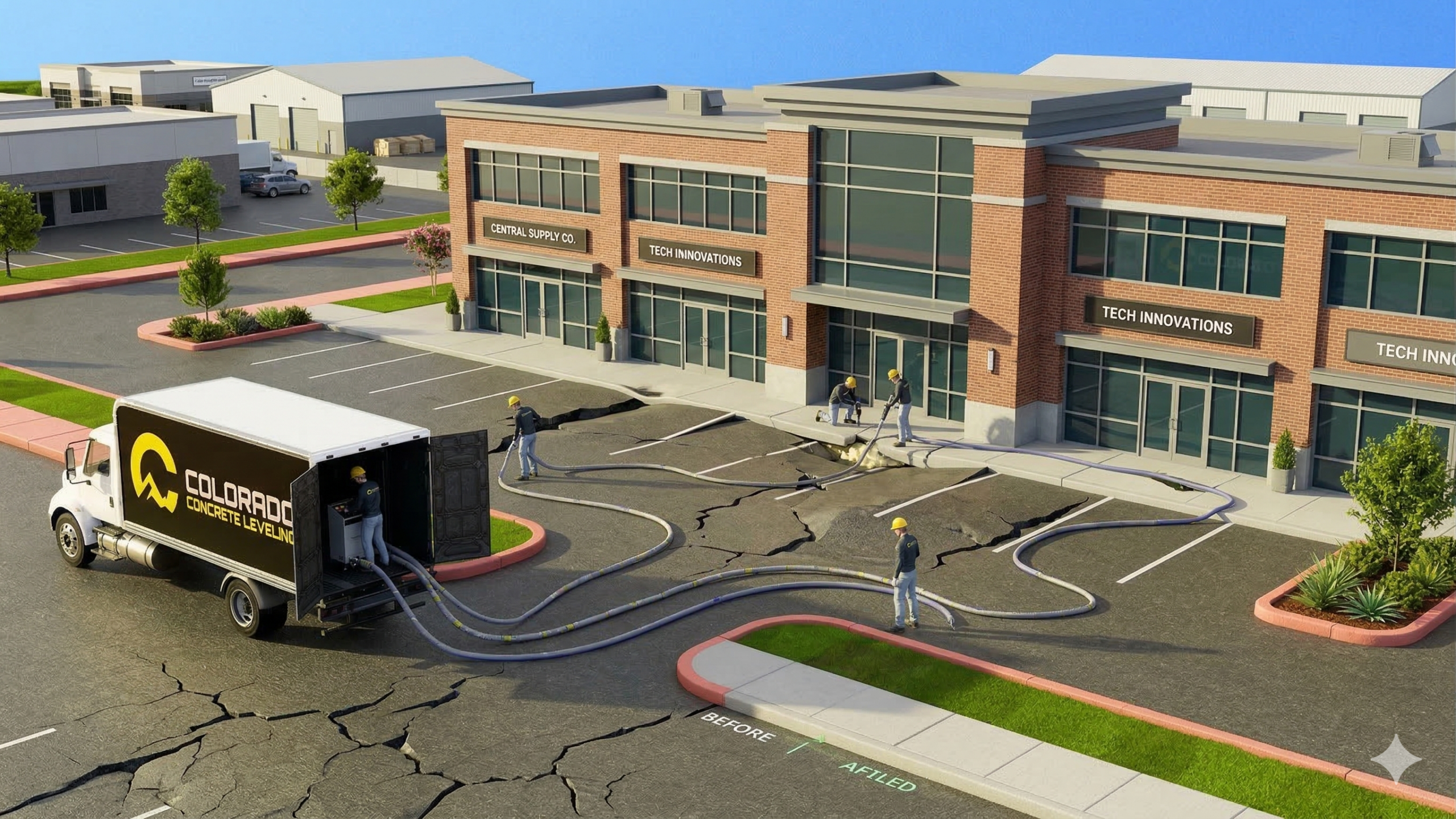 Colorado Concrete Leveling - Commercial Services