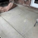 Concrete Crack Repair - Back Patio
