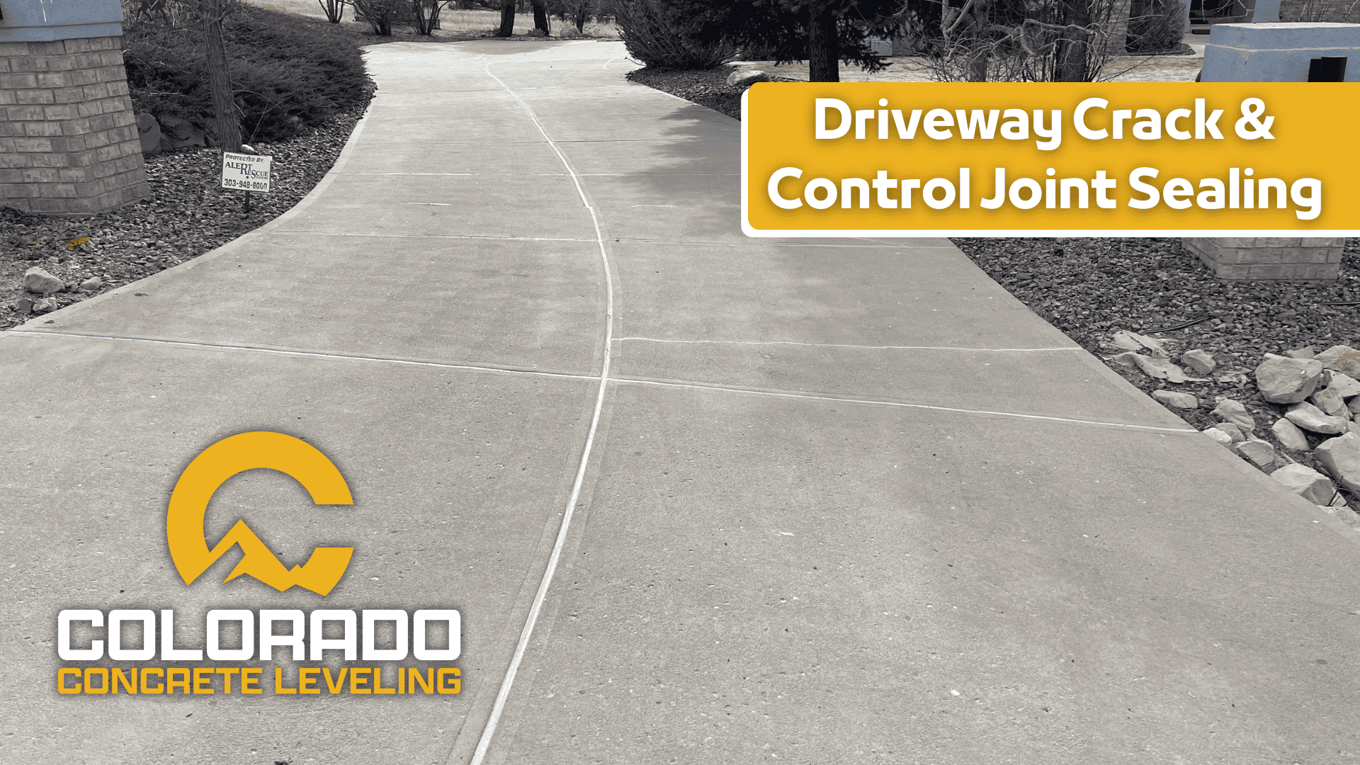 Concrete Driveway Caulking & Crack Repair Services Colorado Concrete Leveling