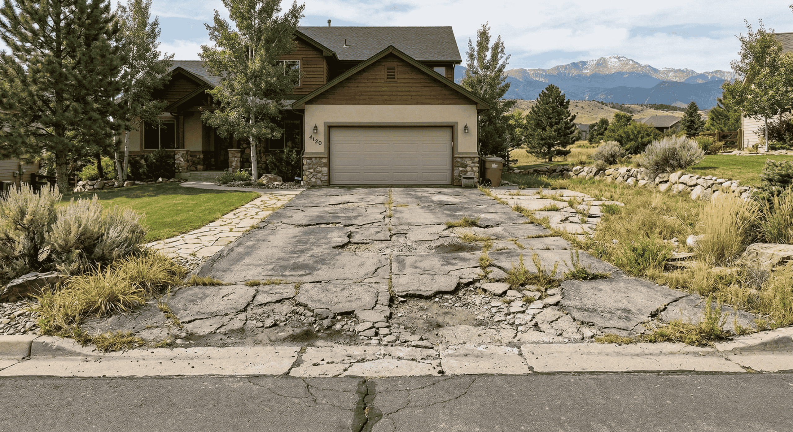 Driveway Removal & Replacement Services - Colorado Concrete Leveling