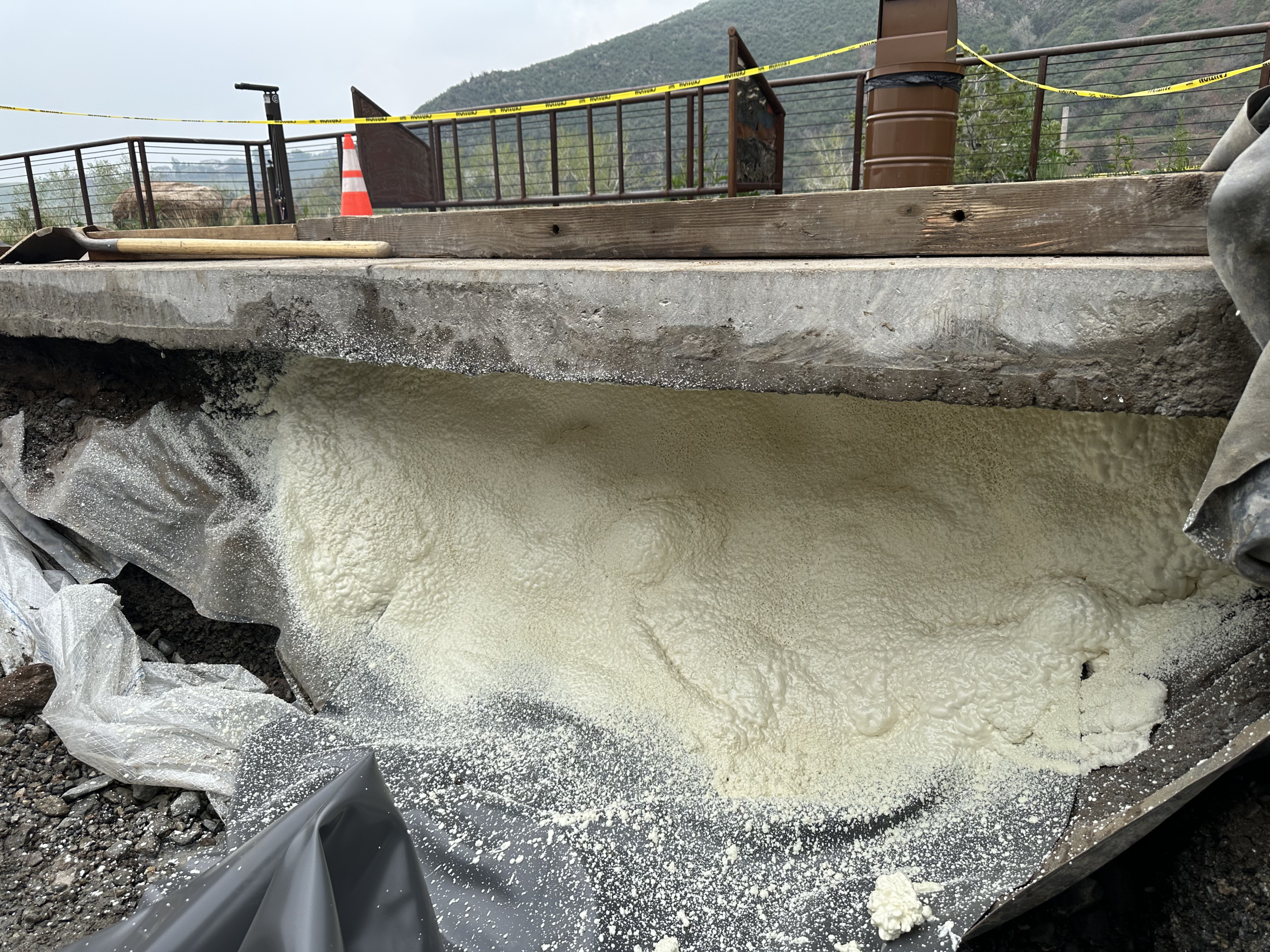 Polyethylene Foam Void Fill Under Concrete