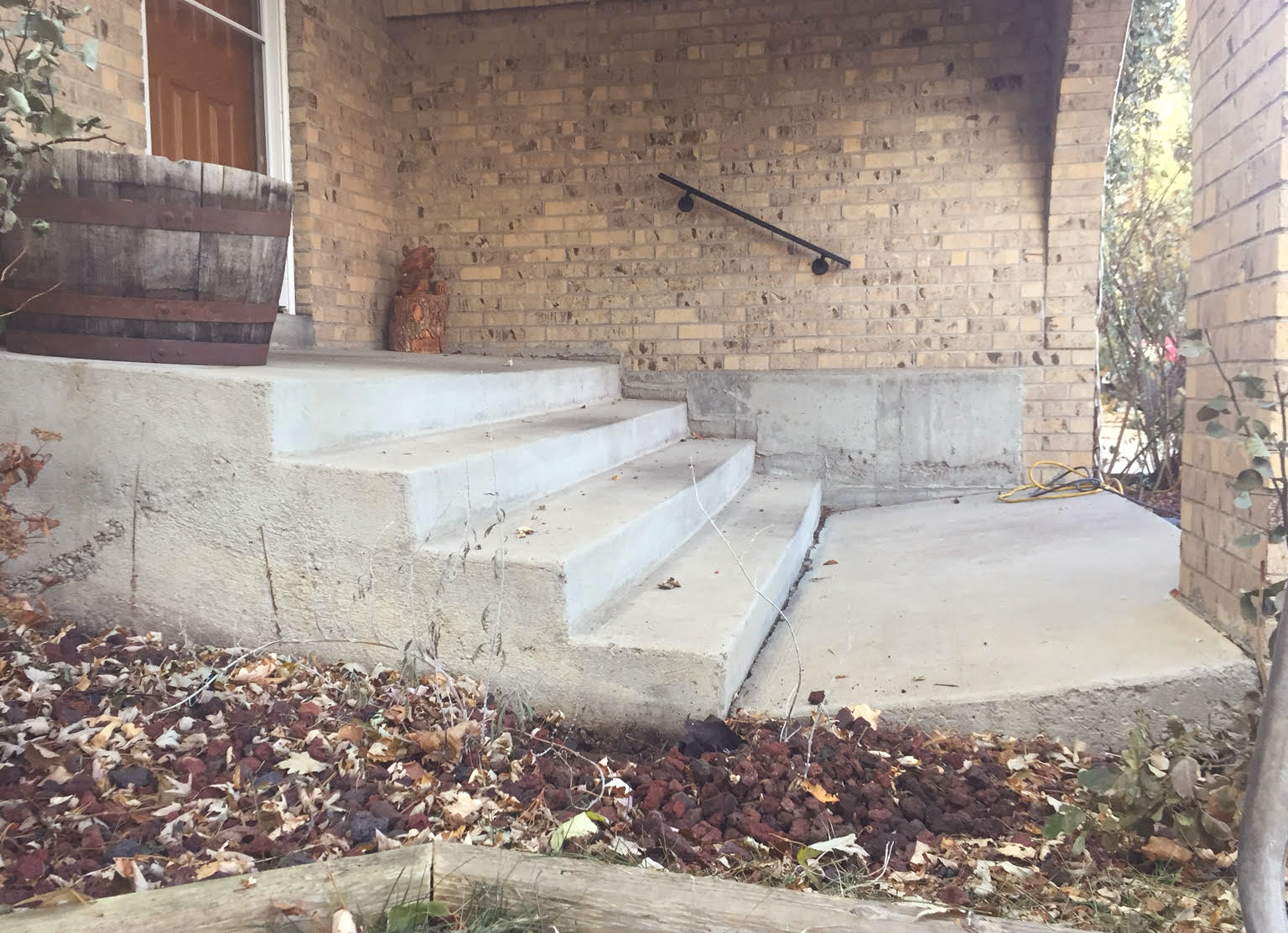 Sinking Concrete Stoop - Concrete Stairs Lifting & Leveling Repair