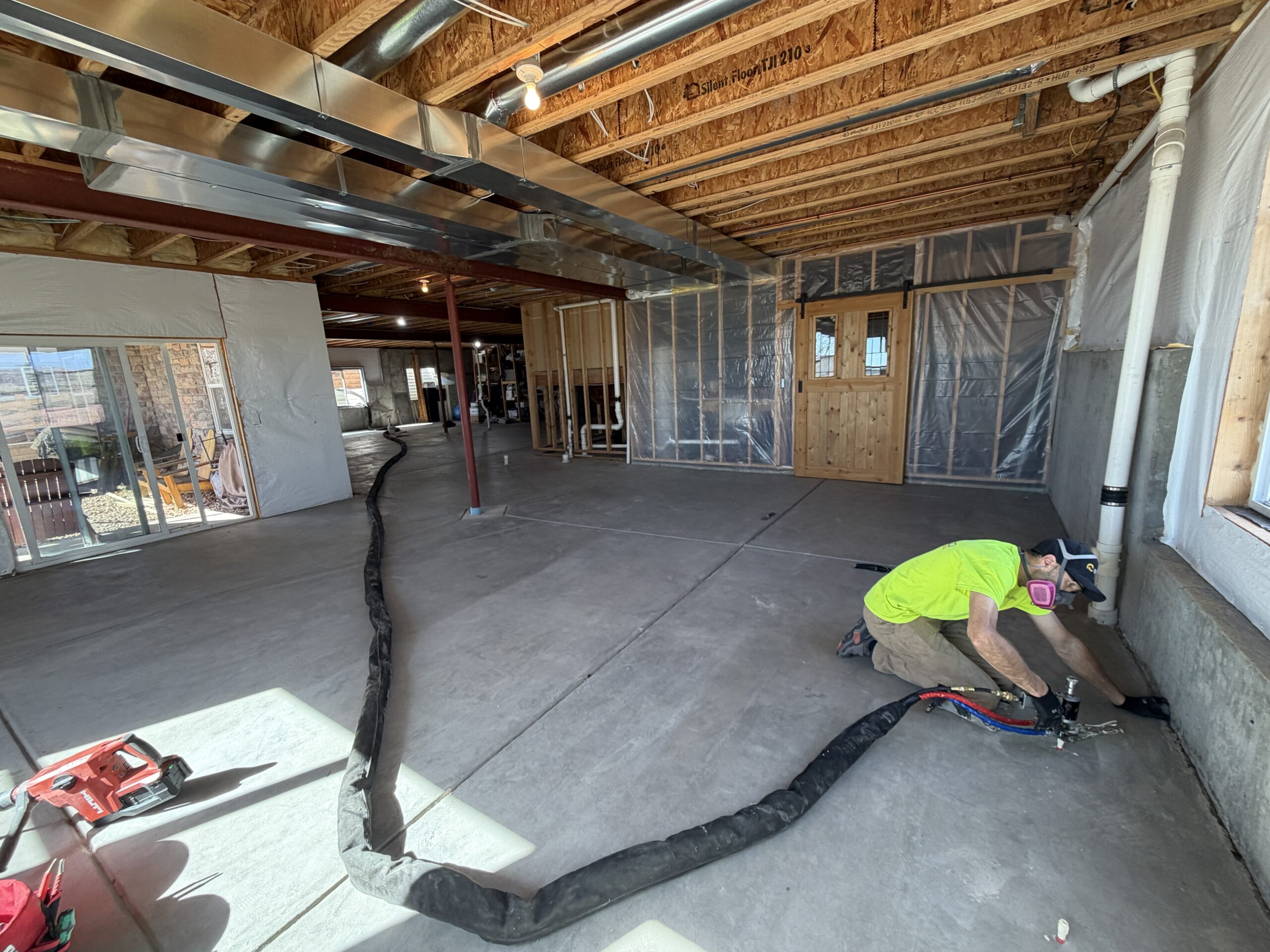 Basement Concrete Floor Leveling - Colorado Concrete Leveling
