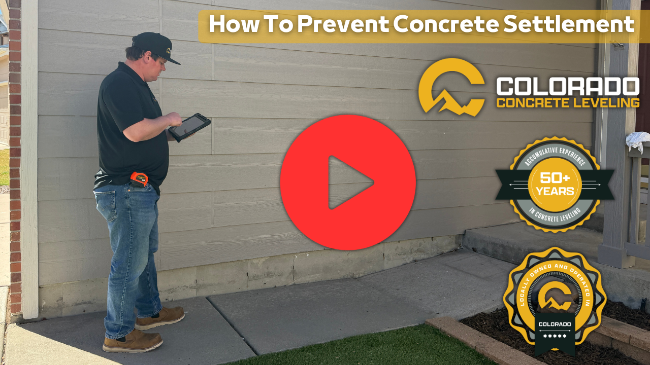 How To Prevent Concrete Settlement (YouTube Thumbnail)