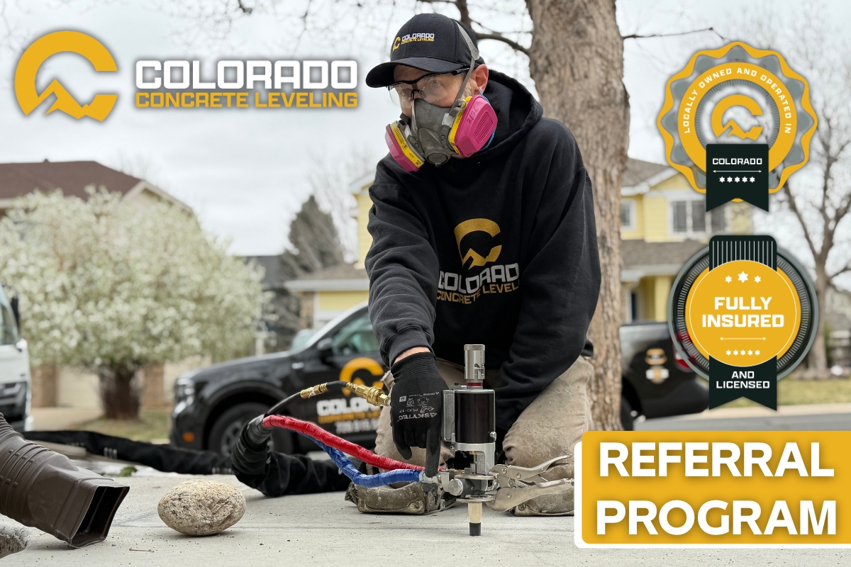 Referral Program | Colorado Concrete Leveling Promotions & Discounts