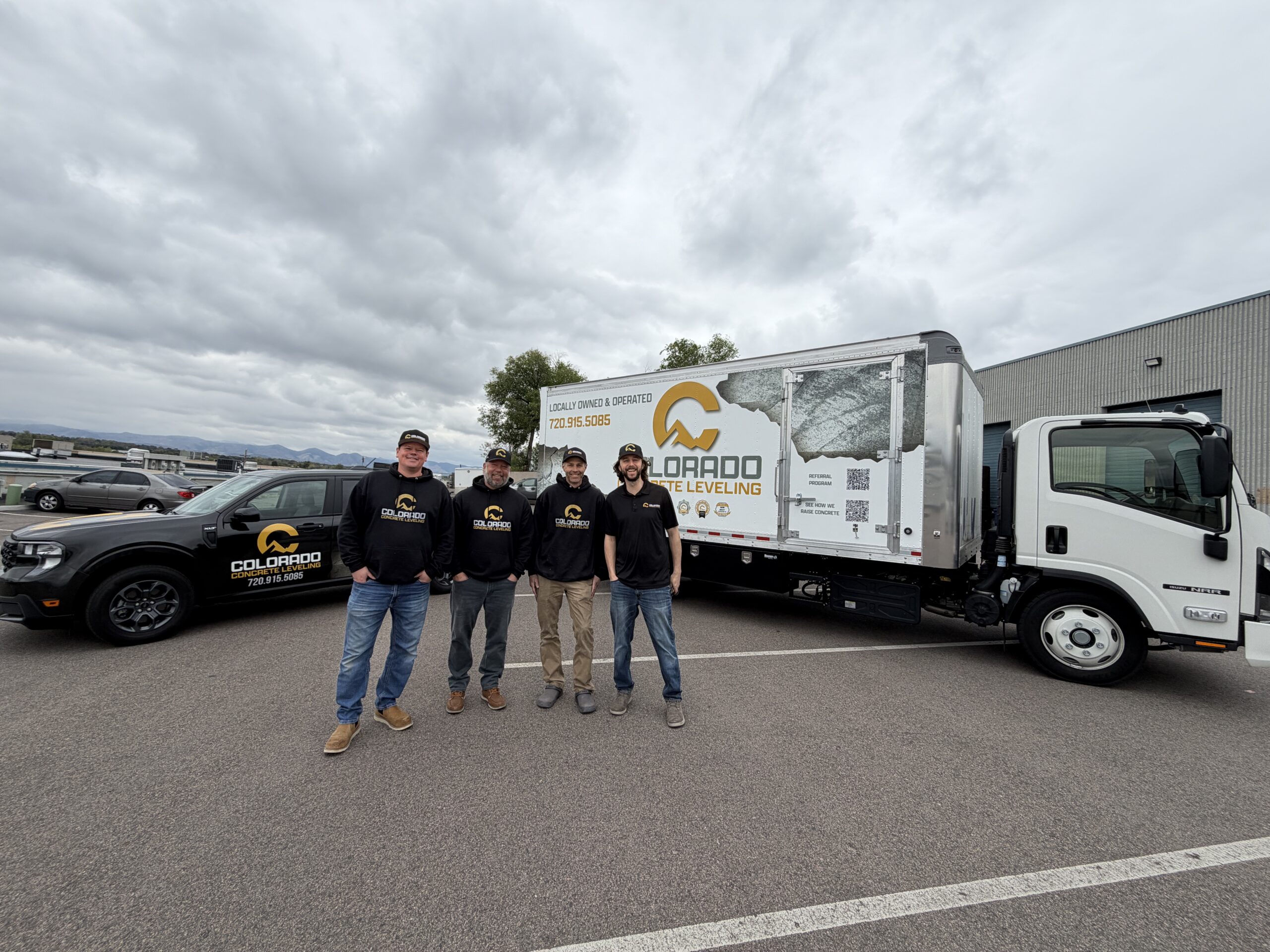 Colorado Concrete Leveling Team Photo