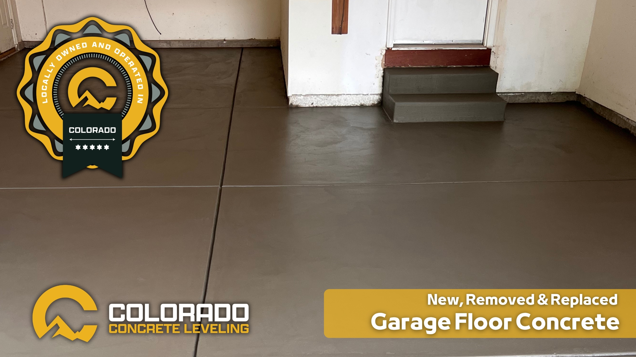 New, Removed & Replaced Garage Floor Concrete Services | Colorado Concrete Leveling