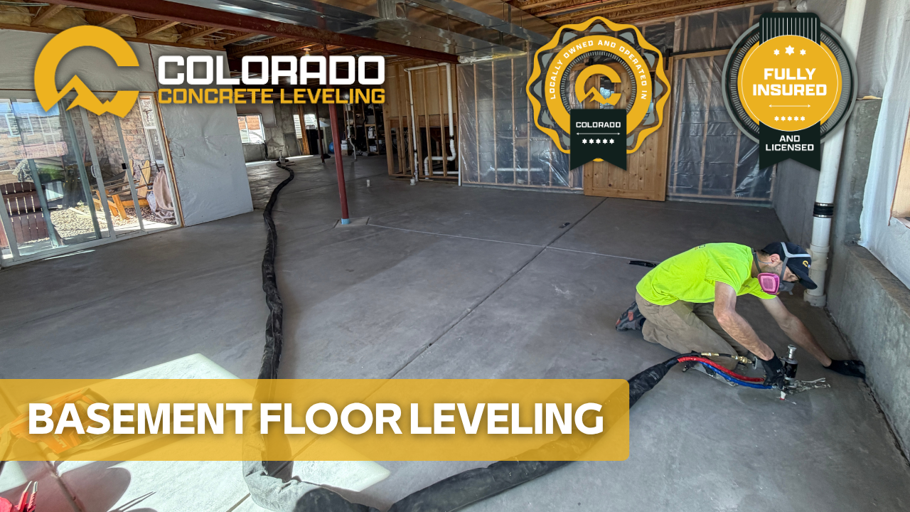 Basement Concrete Floor Leveling