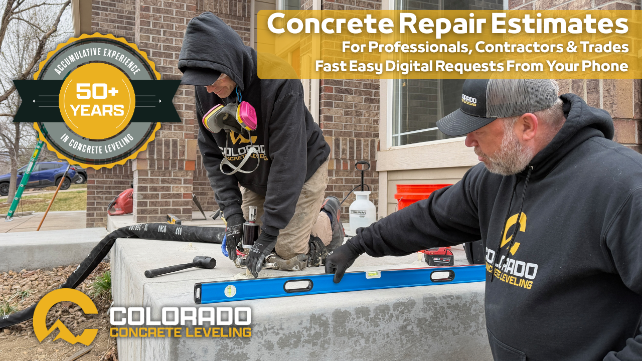 Concrete Repair Estimates For Professionals, Trades & Contractors