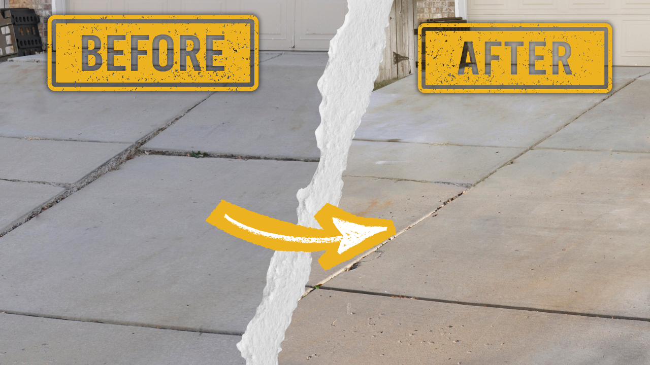 Driveway Leveling, Raising, Stabilization & Repair