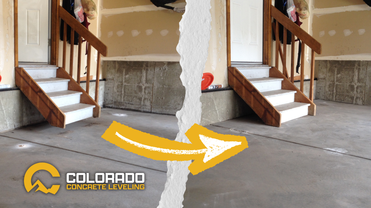 Garage Concrete Floor Leveling, Raising, Stabilization & Repair