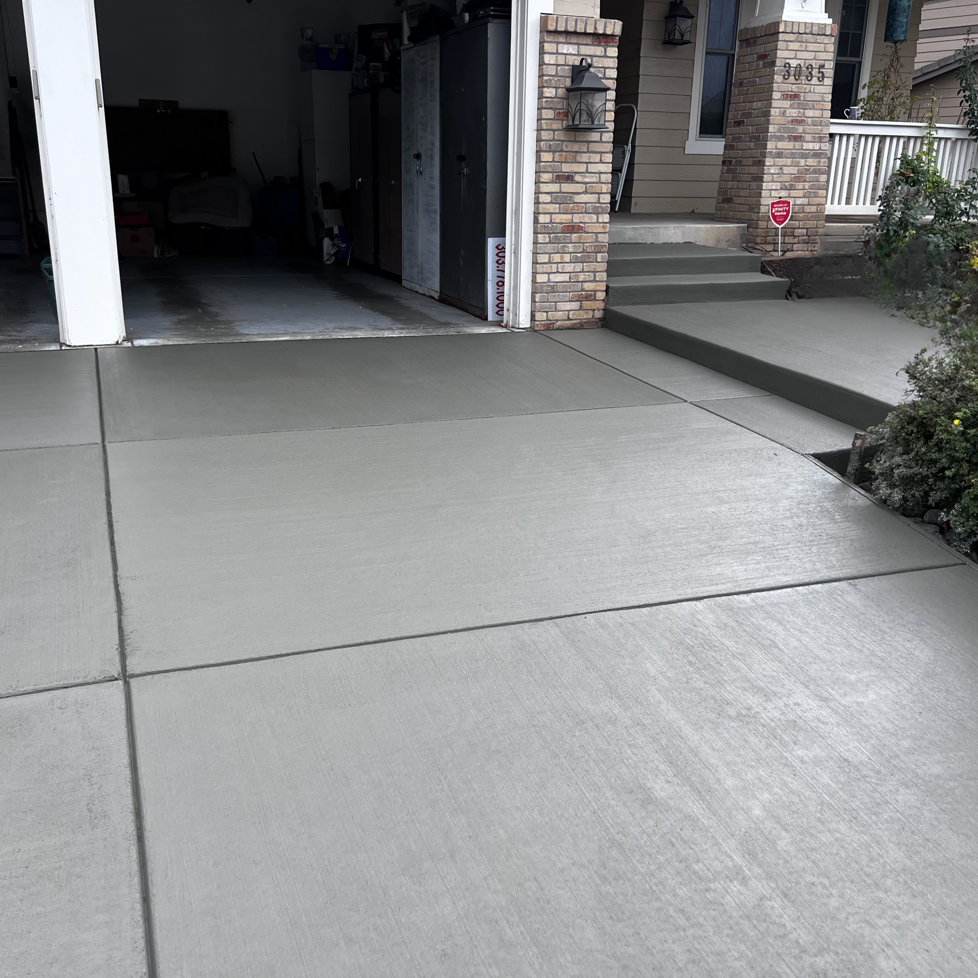 New Concrete Driveway